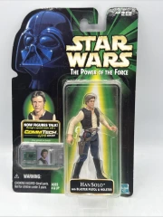Star Wars POTF Han Solo With Blaster Pistol & Holster Commtech Chip 1999